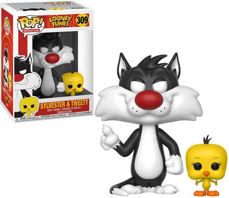 Imagem de Boneco Funko Looney Tunes Frajola e Piu-piu Pop Funko 309