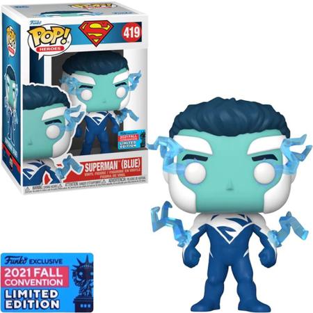 Imagem de Boneco Funko Pop DC Comics Superman Blue 419 NYCC