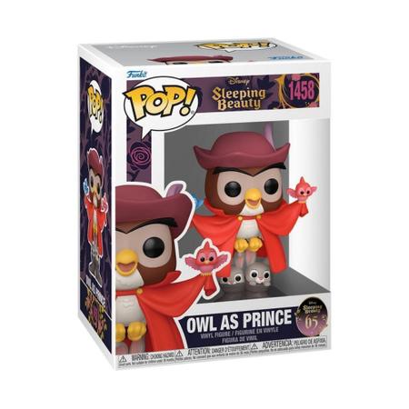 Imagem de Boneco Funko Pop Disney Sleeping Beauty 65Th Owl As Prince