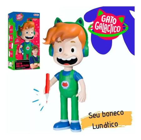 Kit boneco articulado gato galactico e almofada para desenho - ROSITA -  Bonecos - Magazine Luiza