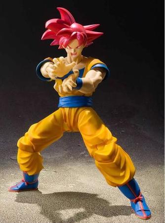 Boneco Goku Deus Articulado