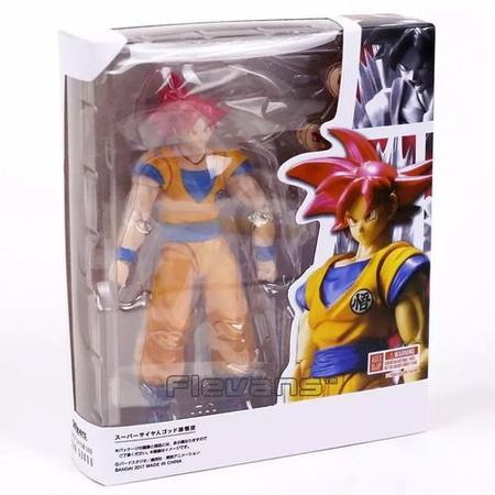 Boneco Goku Deus Articulado