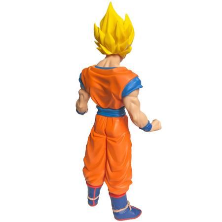 Imagem de Boneco Goku Grande Dragon Ball Z 45cm Super Sayajin Amarelo