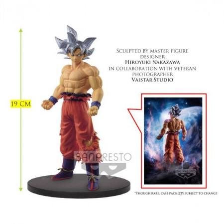 Estátua Son Goku Instinto Superior: Dragon Ball Super Creator x