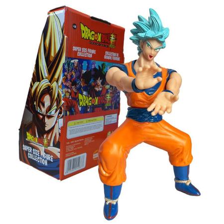 Boneco Goku Original Dragon Ball Collection Ssj Blue - Azul - Boneco Dragon  Ball - Magazine Luiza