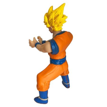 Imagem de Boneco Goku Kamehameha Super Saiyajin Dragon Ball Amarelo