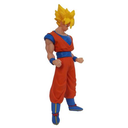 Boneco Goku Super Saiyajin Articulado Dragon Ball Z - Super Size Figure  Collection - Boneco Dragon Ball - Magazine Luiza