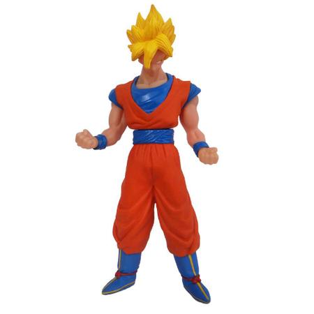 Boneco Goku Super Saiyajin Articulado Dragon Ball Z - Super Size Figure  Collection - Boneco Dragon Ball - Magazine Luiza