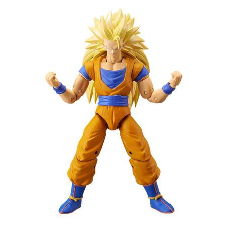 Boneco Articulado Goku Super Saiyan 3 8540-6 - Fun - Boneco Dragon