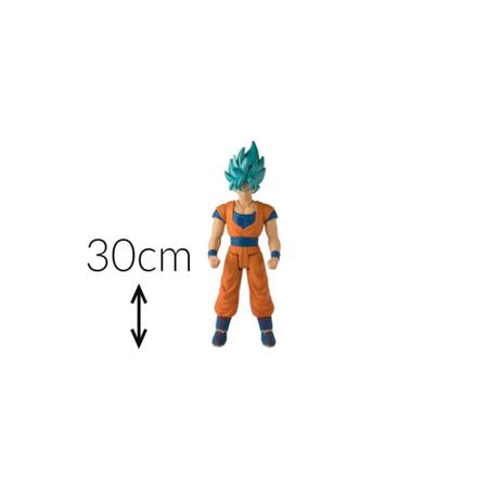 Boneco Fun Dragon Ball Bandai Blue Goku Articulado 30cm F0060-1