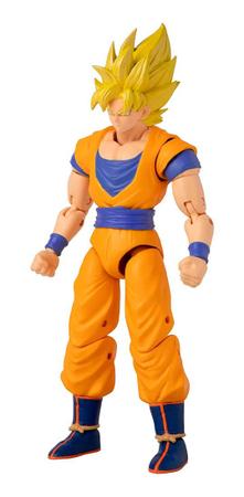 Boneco Dragón Ball Goku Prata 16cm Coleção Brinquedo - Araujo