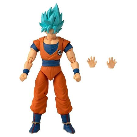 Boneco Goku Super Sayadin Blue Dragon Ball Super Bandai - Fun