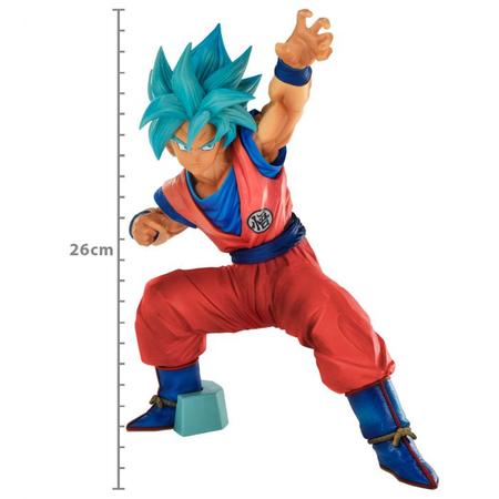 Boneco Goku Super Sayadin Blue Dragon Ball Super Bandai - Fun