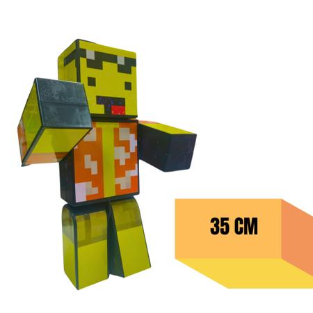 Kit 3 Bonecos Minecraft Problems Melzinha Mel 35 Cm - Algazarra - Boneco  Minecraft - Magazine Luiza