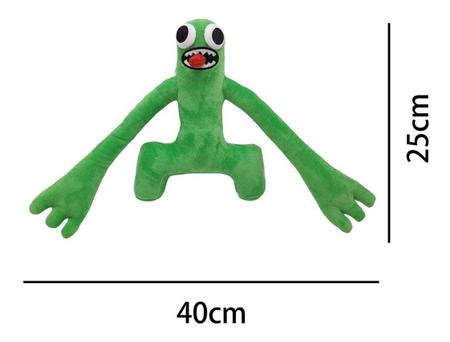 Boneco Green Rainbow Friends Jogo Roblox Pelúcia Verde Lingu - Escorrega o  Preço