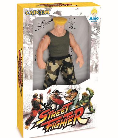 Boneco Guile Street Fighter 30 Cm Original - Brinquedos Anjo