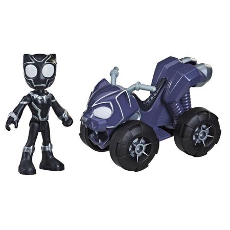 Imagem de Boneco Hasbro Pantera Negra + Veículo Quadriciclo F1459