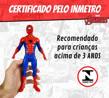 Imagem de Boneco Homem Aranha Articulado Brinquedo Menino Vingadores