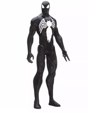 Boneco do Homem-Aranha Preto (19cm) - Action Figure Marvel - Zaplox  Colecionáveis