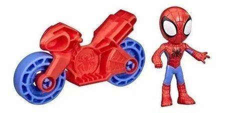 Boneco Homem Aranha Com Motocicleta Marvel - Hasbro F3714