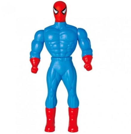 Imagem de Boneco homem aranha de plástico de brinquedo grande -42cm