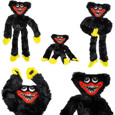 Boneco Huggy Wuggy Preto Kiss Missy Pop Play Time Plush Toy