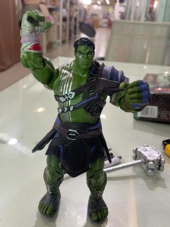 Imagem de Boneco Hulk 20cm Gladiador Thor Ragnarok Articulado