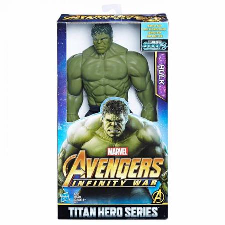 Imagem de Boneco Hulk Titan 30 Cm Guerra Infinita E0571 Hasbro