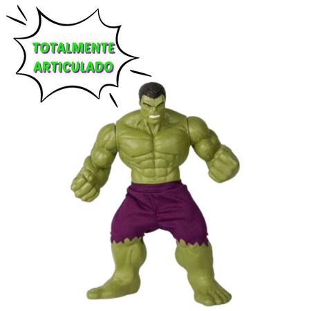 Imagem de Boneco Hulk Verde Original Infantil 45cm Grande Marvel  Vingadores Avengers Brinquedos Mimo