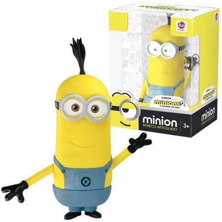 Imagem de Boneco Infantil Minions Articulado Em Vinil Kevin Bob Stuart Filme Meu Malvado Favorito Lider Brinquedos