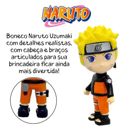 Boneco Articulado Naruto Uzumaki Chibi - Elka 1186 - Estripulia