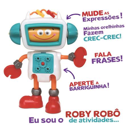 Imagem de Boneco Infantil Roby Robô De Atividades  Elka