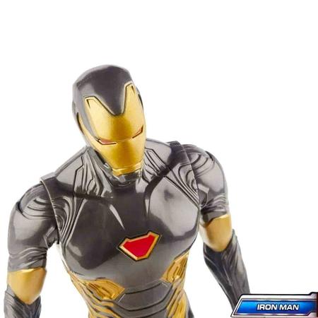 Imagem de Boneco Iron Man Homem de Ferro Traje Dourado Titan Hero E7878  Hasbro