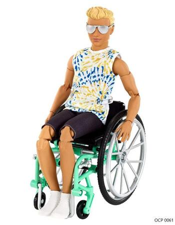 Imagem de Boneco Ken  Fashionistas Cadeirante 167 Loiro To Move Articulado  - Mattel