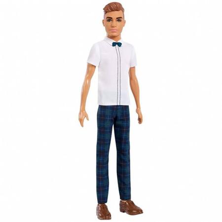 Imagem de Boneco Ken Fashionistas Camisa Gravata Borboleta e Calca Xad