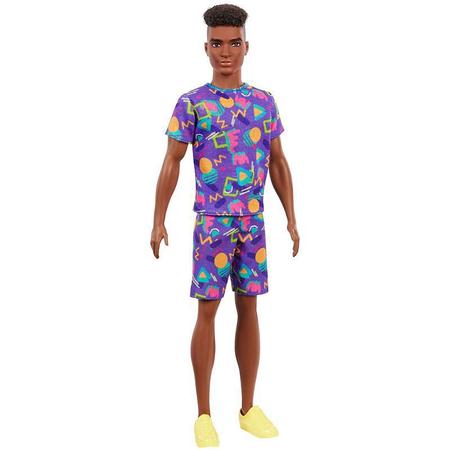 Imagem de Boneco Ken Negro 162 - Barbie Fashionistas - Nova embalagem no Estojo Plástico - Mattel