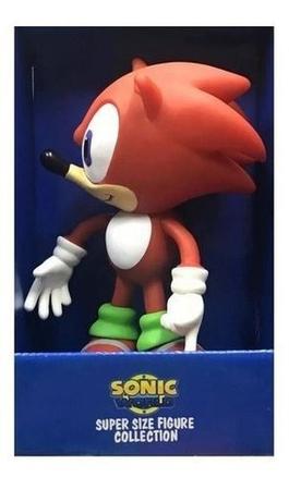 Boneco Sonic Vermelho Articulado Action Figure Grande 25cm
