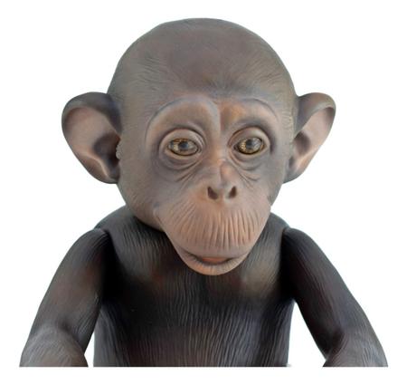 Imagem realista de bebê macaco