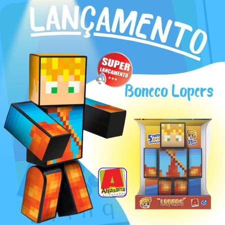 Boneco Gamer Skin - Authentic Games - Algazarra Brinquedos - Loja Mega