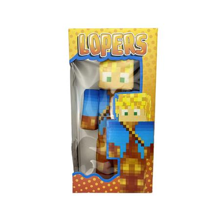 Boneco Lopers r Streamers Minecraft 35 Cm