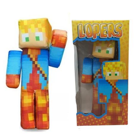 Boneco Lopers Minecraft Streamers 35 Cm Jogo Lançamento 2023 - LOJAS  RENASCER