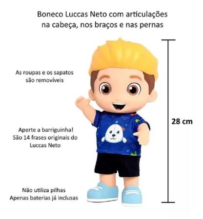 Boneco Luccas Neto fala 14 Frases