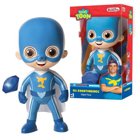 Boneco Luccas Neto - Aventureiro - Super Foca - Novabrink