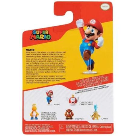 Boneco Mario - 22cm Super Mario Bros Figure Collection - PO Box 130953 -  Colecionáveis - Magazine Luiza