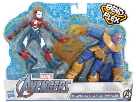 Imagem de Boneco Marvel Avengers Vingadores Bend e Flex