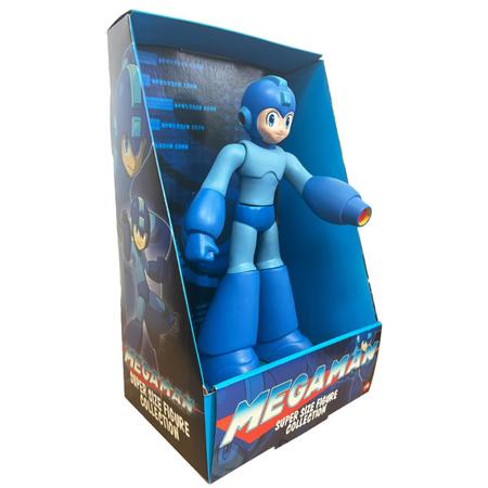 Imagem de Boneco Mega Man Grande Articulado Action Figure Vinil Caixa