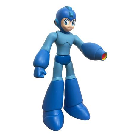 Imagem de Boneco Mega Man Grande Articulado Action Figure Vinil Caixa