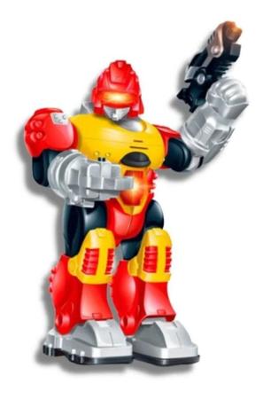 Figura de Ação - Robô com Luz e Som - Mega Mech - Toyng