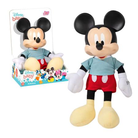 Imagem de Boneco Mickey Baby Pelúcia Original Disney - Baby Brink 1973