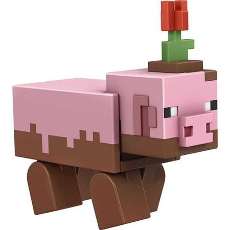 Boneco Minecraft Caves And Cliffs Muddy Pig Mattel - Boneco Minecraft -  Magazine Luiza